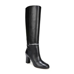 NWD  Via Spiga Shaw Black Leather Knee High Boot